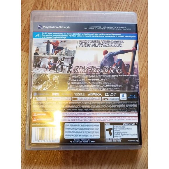 The Amazing Spider-Man (Sony PlayStation 3, 2012) - Picture 11 of 14